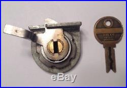 Original Antique Mills Qt Front Lock And Key #6