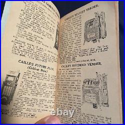 Original Caille Slot Machine Catalog