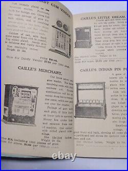 Original Caille Slot Machine Coin-op Catalog