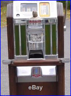 Original Jennings Light Up Antique Slot machine inserts, catalin or bakelite