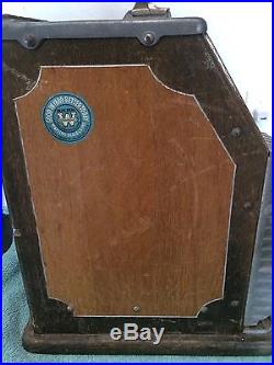 Original Vintage NON-Working Watling Gold Seal Award Slot Machine