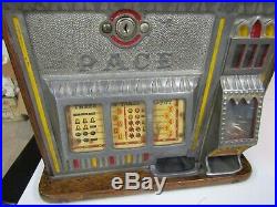 Pace 1 Cent Slot Machine, 1920's Thirty's Original Paint