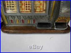 Pace 1 Cent Slot Machine, 1920's Thirty's Original Paint