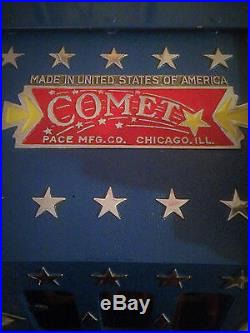 Pace ALL STAR COMET antique slot machine, 1936 WATCH VIDEO