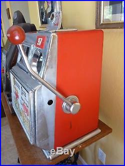 Pace Horseshoe Club Reno, NV 5 Cent Slot Machine 1960's Excellent Condition