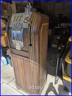 Pace Royal Comet Rare Stand-up Console 5 Cent Slot Machine Art Deco