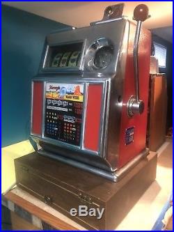 Pace Slot Machine 4/FOUR REELS! Working Condition! Harveys Wagon Wheel