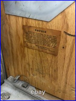 RARE Antique MILLS Bursting 5cent Cherry Slot Machine for PARTS or RESTORATION