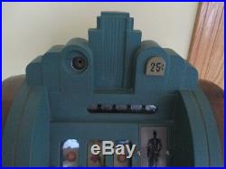 RARE Antique Mills Extraordinary Page Boy $. 25 Console Slot Machine, Original