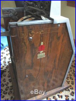 RARE Antique Mills Roman Head $. 05 Slot Machine, Original, Excellent, Gold Award