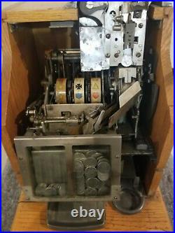 RARE Antique Vintage Mills Novelty Company Nickel 5C Slot Machine