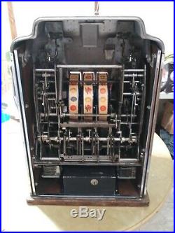 RARE Bally DOUBLE BELL 25/25 Mechanical Slot Machine circa 1930's
