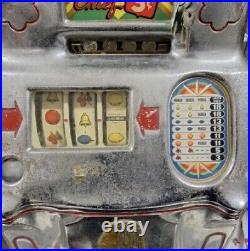 RARE Jennings Standard Chief 5 Cent Table Slot Machine WORKS! WITH KEYS