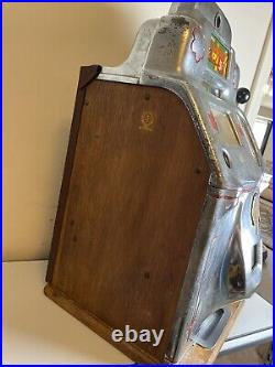 RARE Jennings Standard Chief 5 Cent Table Slot Machine WORKS! WITH KEYS