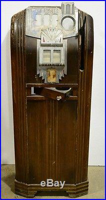 RARE Pace Royal Comet Slot Machine Cabinet & Case Only 30s vintage