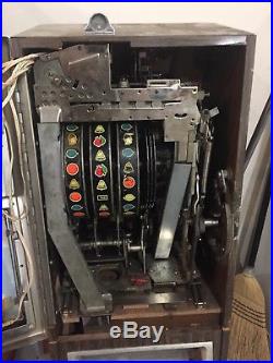 Rare 10 Cent Jennings Console Slot Machine Golden Buddha Casino Works