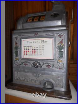 Rare 1920's JENNINGS DUTCH BOY 10c SLOT MACHINE once owned by TV's Joker Wild