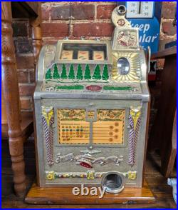 Rare 1925 Mills Operator Bell Owl Front Wild Release 5 Cent Slot Machine Works