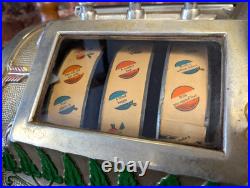 Rare 1925 Mills Operator Bell Owl Front Wild Release 5 Cent Slot Machine Works
