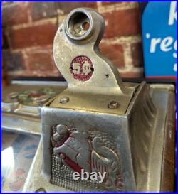 Rare 1925 Mills Operator Bell Owl Front Wild Release 5 Cent Slot Machine Works