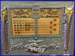Rare 1925 Mills Operator Bell Owl Front Wild Release 5 Cent Slot Machine Works