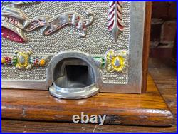 Rare 1925 Mills Operator Bell Owl Front Wild Release 5 Cent Slot Machine Works