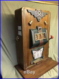 Rare 1940-50s Vintage Beromat Bremse German Nickel Slot Machine Working