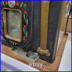 Rare 1940s Mills Bell-O-Matic 25 Cent Golden Falls Bell Fruit Slot Machine