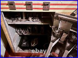 Rare 1946 BALLY TRIPLE BELL Mechanical Slot Machine Restoration/Repurposing