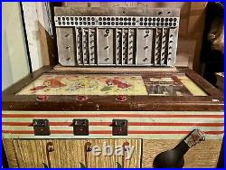 Rare 1946 BALLY TRIPLE BELL Mechanical Slot Machine Restoration/Repurposing