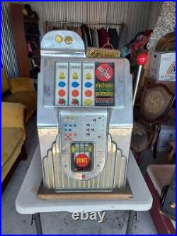 Rare 1955 Buckley Criss Cross Pointmaker Slot Machine