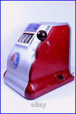 Rare Antique Liberty 1 cent Slot Machine/Trade Simulator Original Paint & Keys