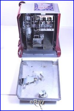 Rare Antique Liberty 1 cent Slot Machine/Trade Simulator Original Paint & Keys