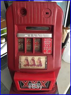 Rare Antique Mills Slot Machine Needs Restoration Must See