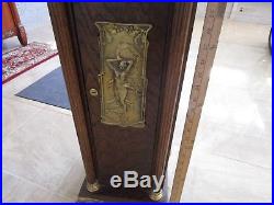 Rare Antique Ornate Slot Machine Coin Op Game Stand Vintage Solid Wood Beautiful