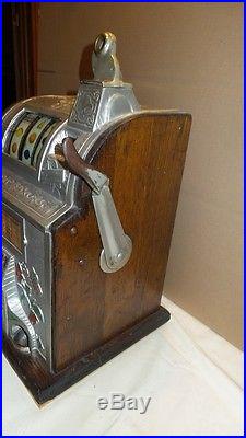 Rare Antique Pace Nickel Slot Machine Working, From Estate collection