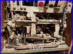 Rare Antique Vintage 1937 Jennings Big Star Chief Nickel Slot Machine