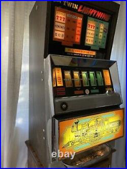 Rare Bally 949 EM Nickel Slot Machine! Two Machines In One