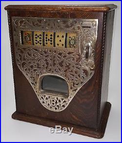 Rare Caille Bros. Banker Trade Stimulator / Slot Machine, Gambling, Coin-op
