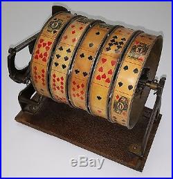 Rare Caille Bros. Banker Trade Stimulator / Slot Machine, Gambling, Coin-op
