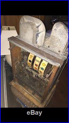 Rare Castle Front Mills Future Play Addendum Antique Slot Machine