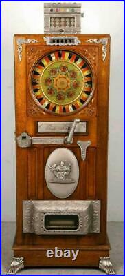 Rare Gorgeous Vintage Original 1898 Mills Judge Slot Machine Handle/musical