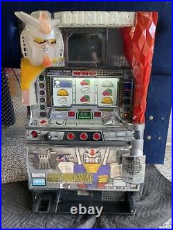 Rare Gundam Pachinko Slot Machine 1 One Year War Japan Import! LOW RESERVE