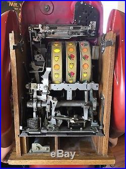 Rare Life-Size 25 Cent Mills Black Beauty Bandito Mexican Slot Machine