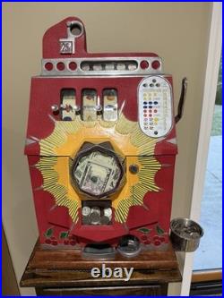 Rare Mills Melon Top Jackpot Slot Machine