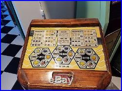 Rare Original Jennings Good Luck Floor Model Slot Machine Electric Coin op