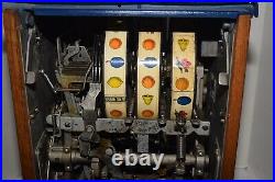 Rare Vintage 1938 Mills Bursting Cherry Dime Slot Machine Works Perfectly