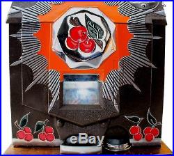 Restored Mills 25cent Bursting Cherries Slot Machine