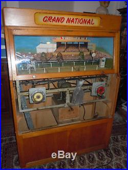 Ruffler and Walker Grand National Coin Operated Penny Arcade Horse Race Game