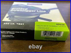 Scotty Braided Downrigger Line 2702k 400' W Terminal Tackle 200 Lb Test A2